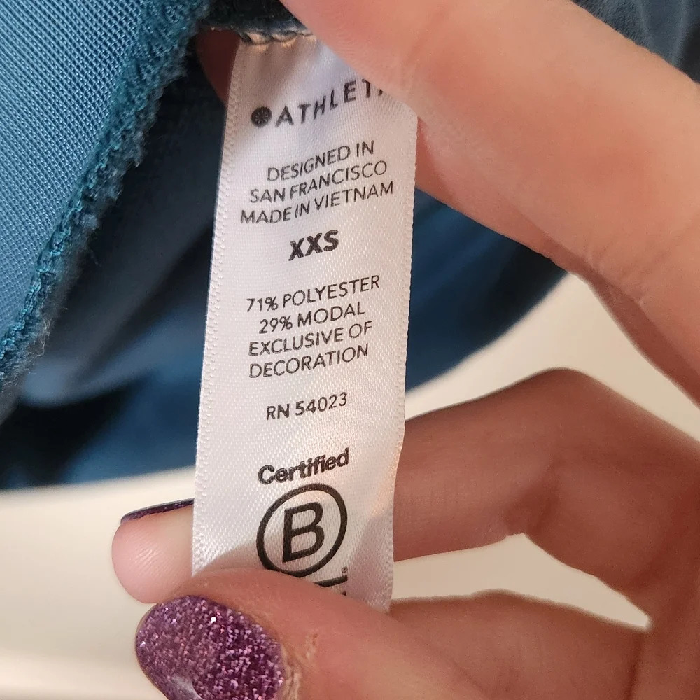 Athleta‎ Crosstown Track Dress Green XXS - Picture 4 of 6